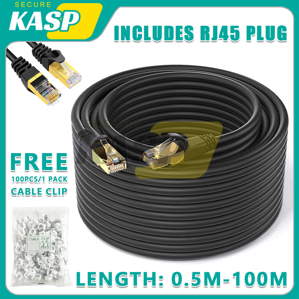 Cat6 Ethernet Cable with Gold Plated Connector for Gaming