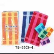 TB-5502-4 CANNON FACE TOWEL 12pcs