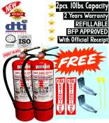 Asia Brand 10 LBS. ABC Dry Chemical Fire Extinguisher (2PCS.)