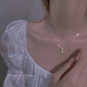 Water Drop Zircon Necklace: Elegant Light-Luxury Pendant OEM