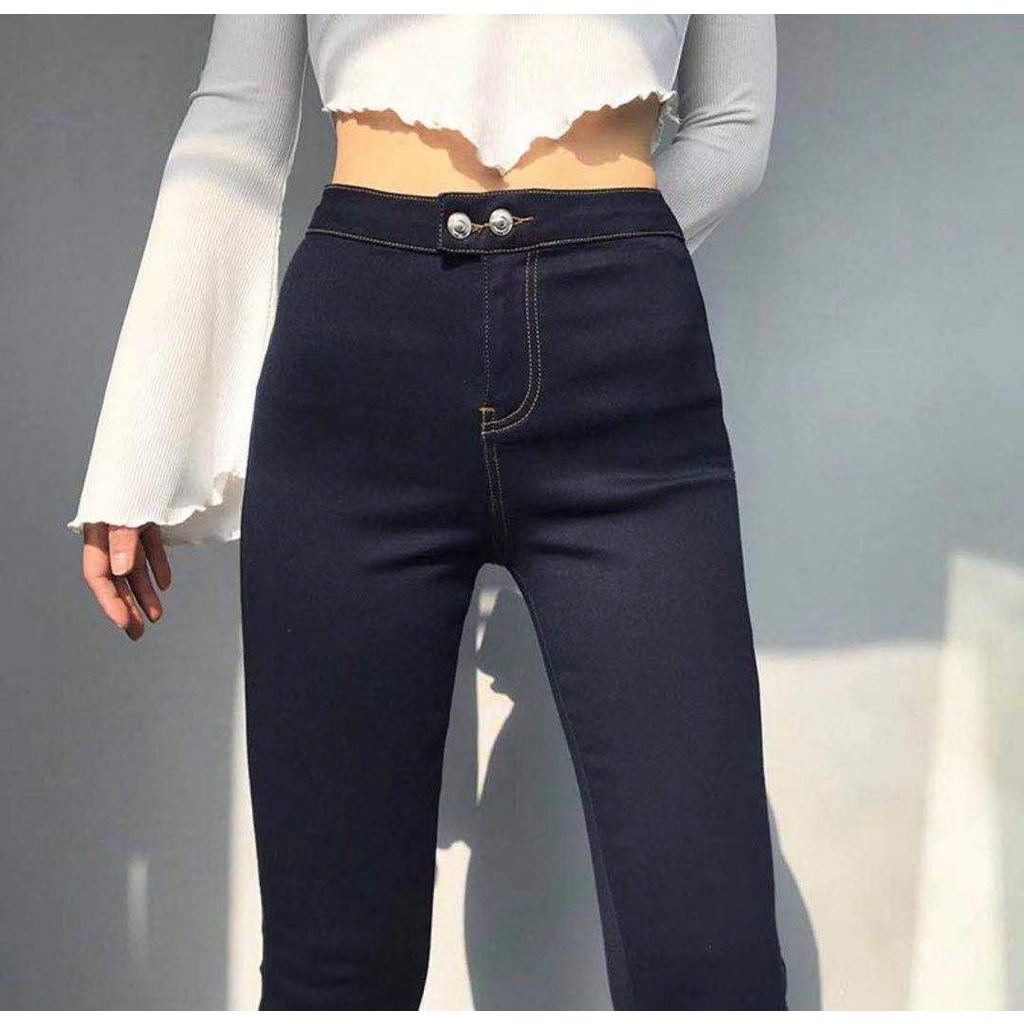 high waist mit löchern