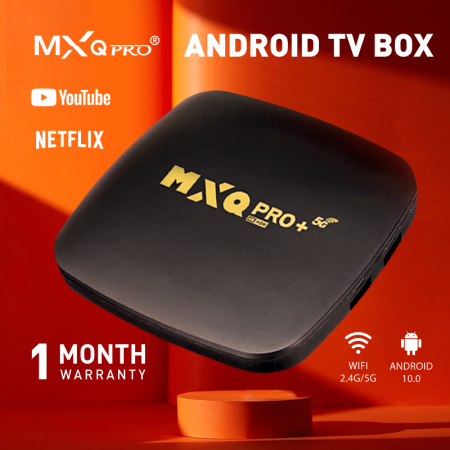 MXQ Pro+ 4K Android TV Box, 5G, 4GB/64