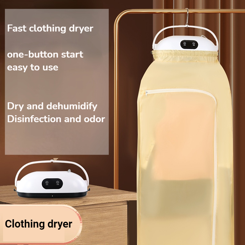 Compact Portable Clothes Dryer with Disinfection Function - Foldable