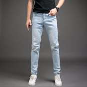 BV# Light blue Jeans For Men Skinny Stretchable Pants