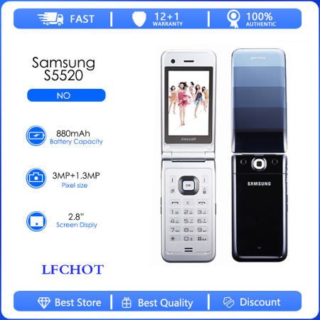 Unlocked Samsung S5520 Flip Phone - Free Shipping, Warranty