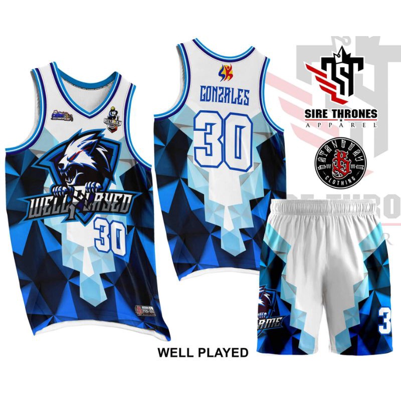 171 HISGRACE JERSEY CONCEPT BULLS ABSTRAC WHITE FULL SUBLIMATION BASKE