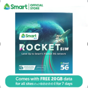 Smart Bro Rocket Sim 199 With 20gb Data For 7 Days- AAA