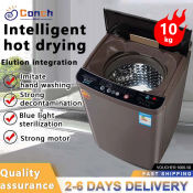 Stainless Steel Top Load Washer with Dryer, 8.5KG Capacity