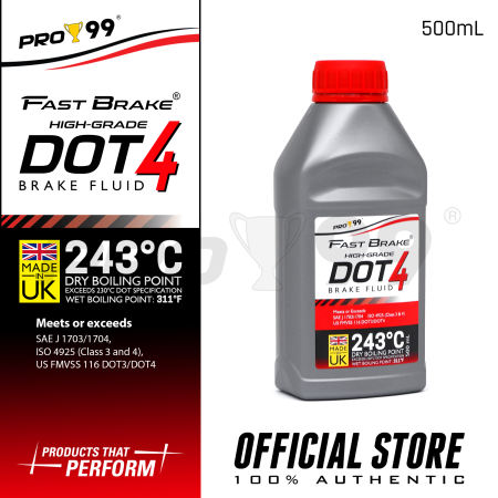 PRO-99 FastBrake DOT 4 Brake Fluid, 500ml