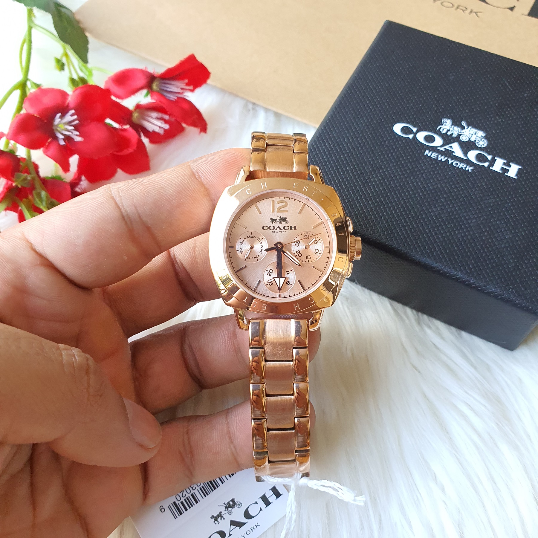 Coach watch outlet flower