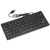 Compact Wired USB Mini Keyboard for PC and Laptop