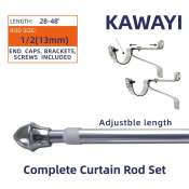 Kawayi Curtain Rod  1/2x48 Adjustable