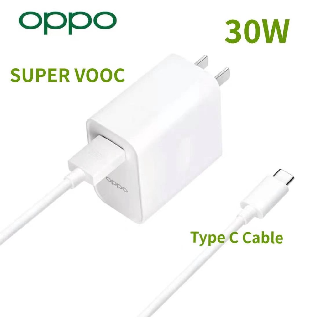 OPPO - Chargeur Secteur VOOC 4.0 30W, Chargeur Ultra Rapide