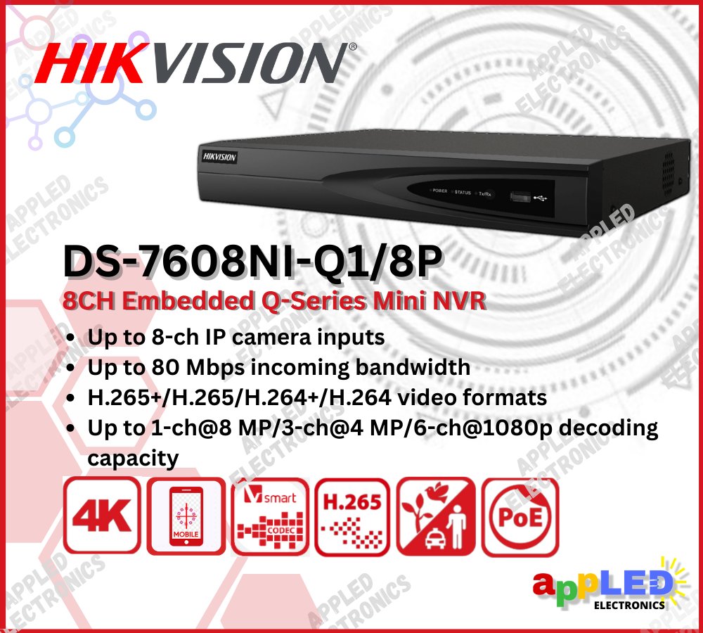 hikvision nvr 4k 8 channel