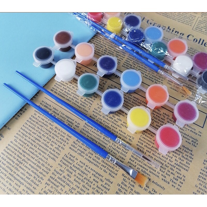 6/12 Colors Poster Paint acrylic Paint watercolor drawing for poster  painting