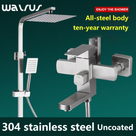 Walrus® Rainfall Shower Faucet Set for Bathroom and Bathtub