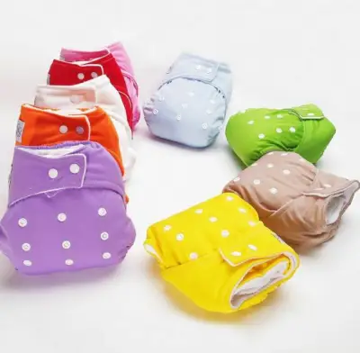 BENSHOP301 Fashion Reusable Baby Infant Nappy Cloth Diapers Soft Cover Washable Adjustable (5)