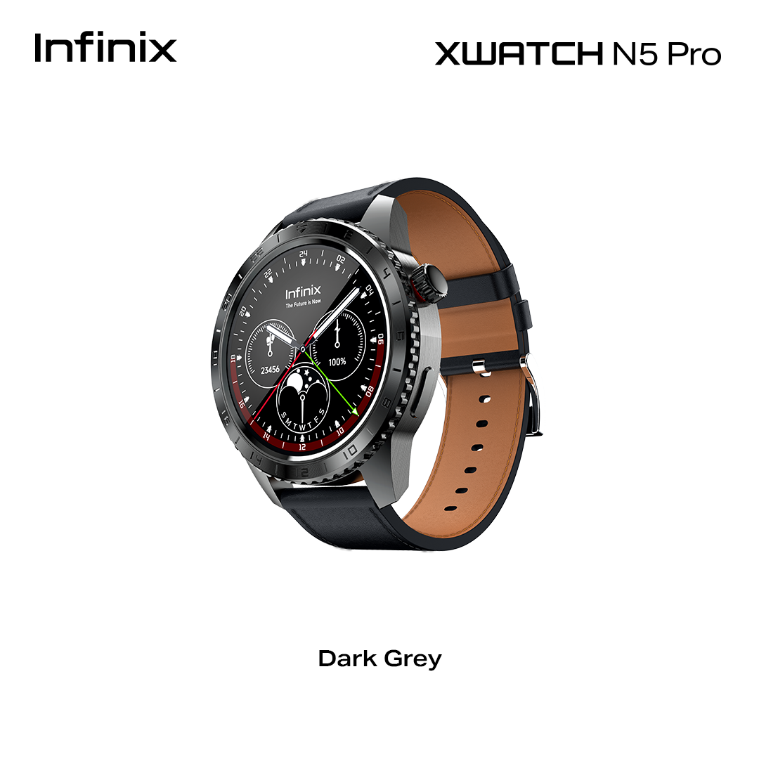 Infinix XWatch N5 Pro / Luxurious Rotating Bezel / AI Health Analytics & Fitness Tracking / Wireless Charging Smart Watch - Image 2