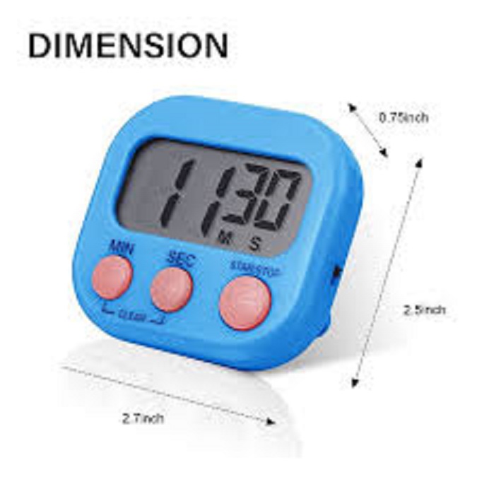 LCD Digital Kitchen Egg Cooking Timer Count Down Clock Alarm