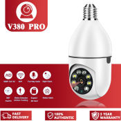 V380 Pro Wireless CCTV Camera with 360° Rotation and Night Vision