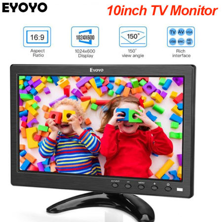 Eyoyo 10" Portable HDMI Monitor with Remote Control