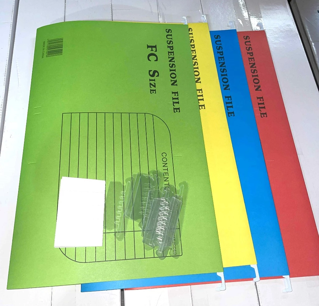 6-Pack A4 File Hanging Folders With Clips For Office Organization...