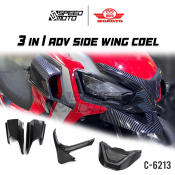 HONDA ADV 150 Carbon Front Fender Guard and Cowl Cover Set