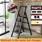 YUANNAI Aluminum Folding Step Ladder - Multi-Functional and Lightweight