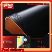 Original New Dhs PF4-50 PF4 50 PF4 Table Tennis Rubber with High Elastic Sponge for Training Ping Pong Table Rubber