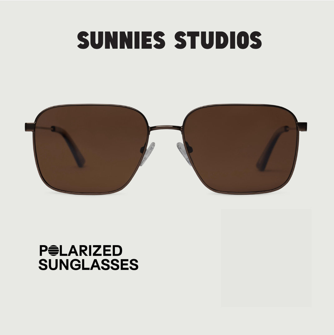 Sunnies Studios Val (Pilot Polarized Sunglasses for Men and Women