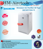 DAIKIN Air Purifier with STREAMER Technology and Deodorising Filter
