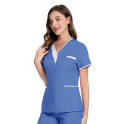 Comfortable White Scrub Suit for Women by 