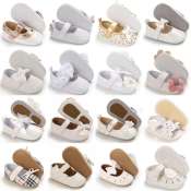 White Mary Jane Baptism Baby Shoes for Boys and Girls