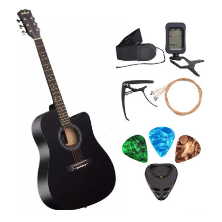 KAWES 41" Acoustic Folk Guitar Set with Accessories