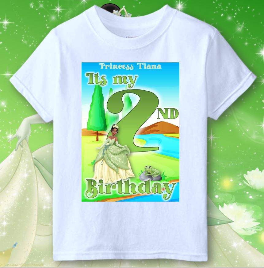 Birthday Tshirt Princess Tiana Birthday Outfit Princess Tiana