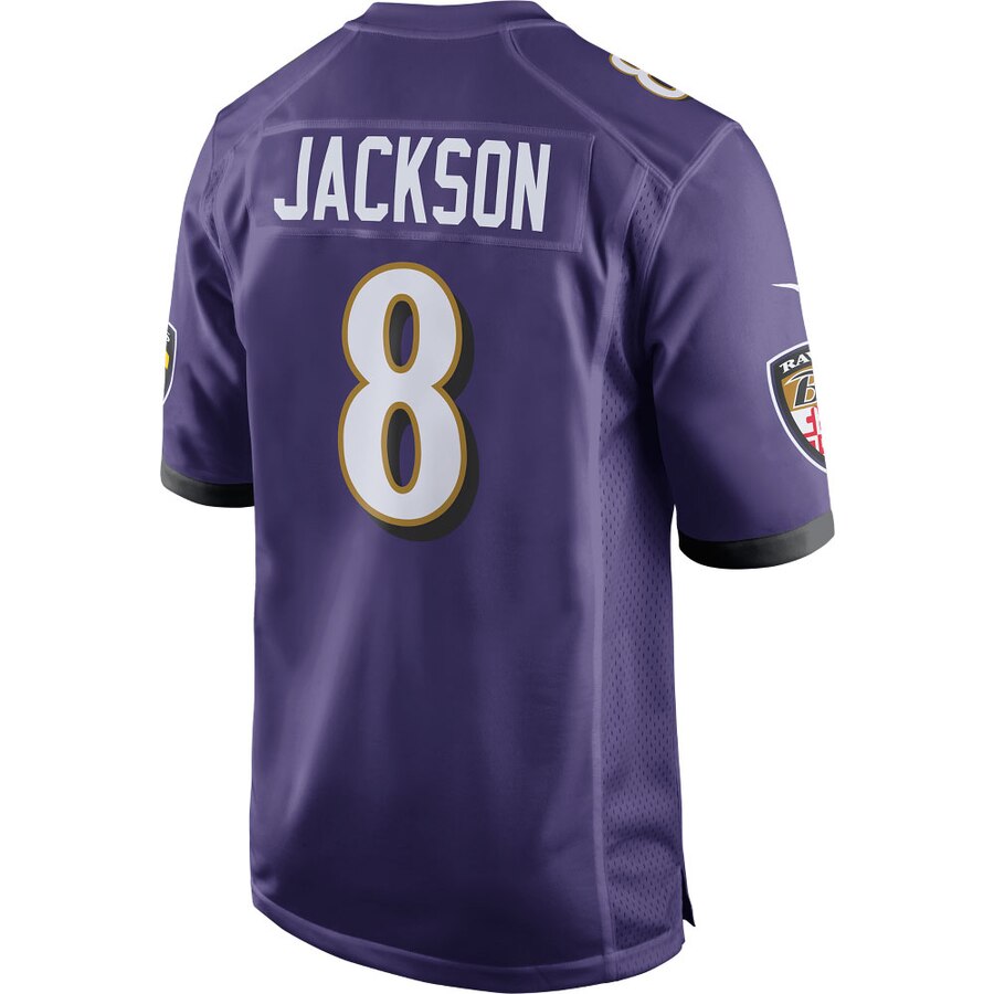 lamar jackson jersey purple and gold