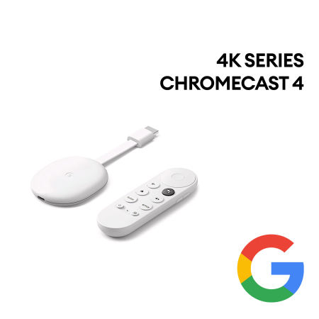 Google Chromecast 4K Media Player with Google TV