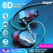 S2000 Gaming Earbuds with Surround Sound and Mic
