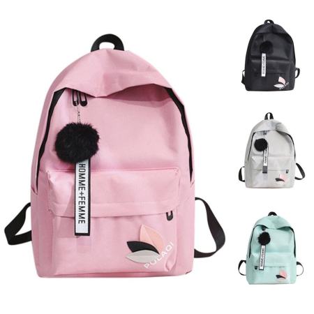 Canvas Korean Casual Backpack for Women - Brand: K-Fashion