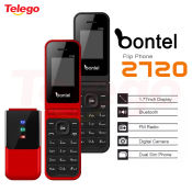 Bontel 2720 Flip Mobile Phone with Dual Sim and FM Radio