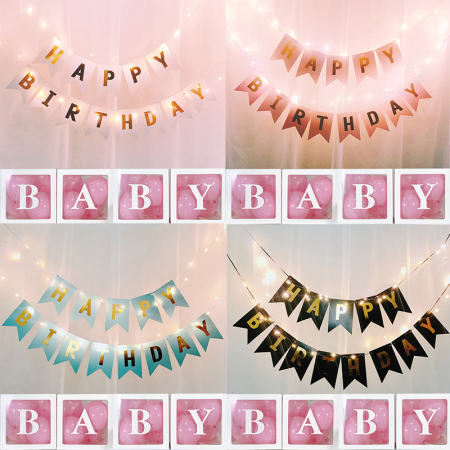 2023 New Year SALE!Party needs happy birthday banner party supplies decorations banner