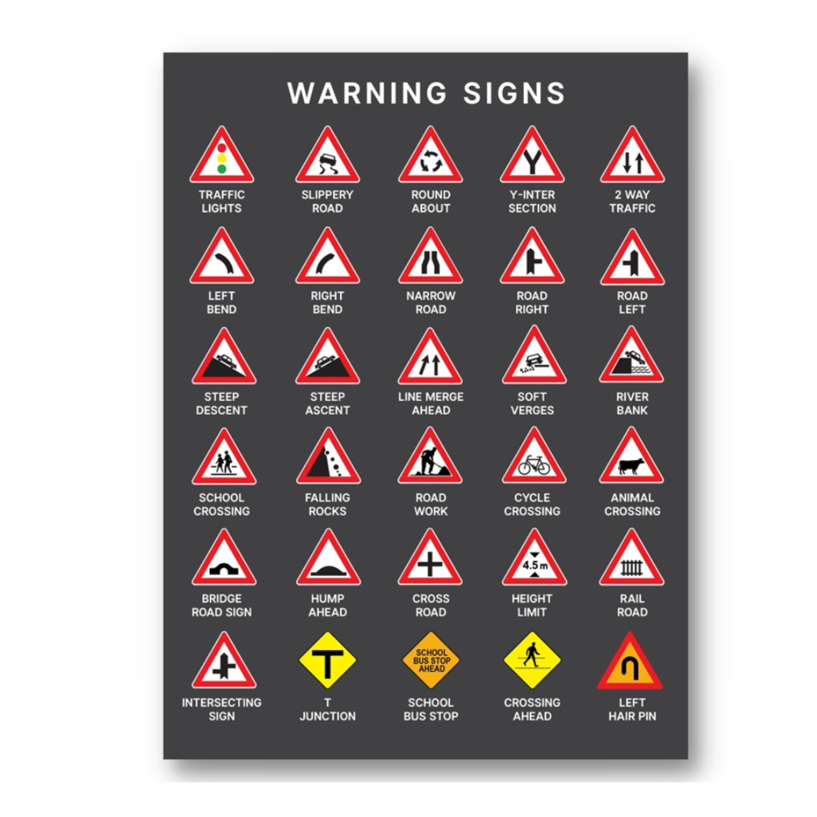 road warning signs tagalog