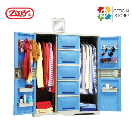 Zooey Super Star Dual Cabinet/Wardrobe/Clothes Organizer