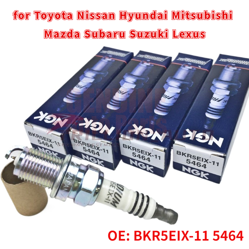 4pcs BKR5EIX-11 Iridium Spark Plugs – CNPAPC, Real Iridium, For Toyota Honda Nissan Mazda Hyundai