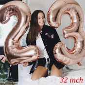 32" Foil Number Balloons 0-9 for Parties & Celebrations