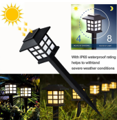 Solar LED Outdoor Garden Lamp - Rain-proof Walkway Yard Lighting