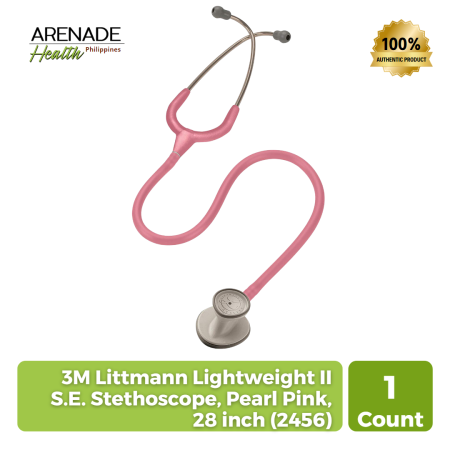 3M Littmann Lightweight II S.E. Stethoscope, Pearl Pink