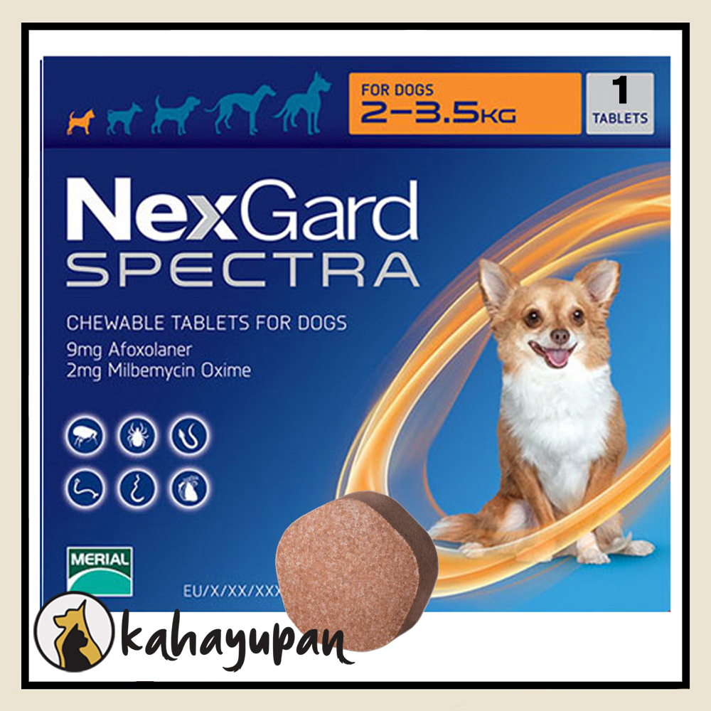 Nexgard spectra chewable outlet tablets for dogs