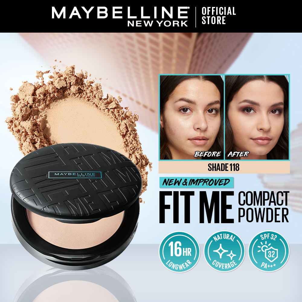 Discount on Maybelline  shoes - SKU:  Fit Me Compact Powder - Long Lasting, 16hr Oil Control, Spf 32 Pa+++, Natural Coverage