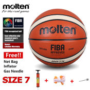 Molten Category 7 PU Leather Basketball Ball, Size 7